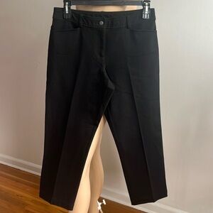 Eileen Fisher Black Straight Leg Pant Size M